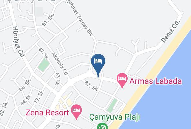 Kemer - Esdem Garden Hotel Maps