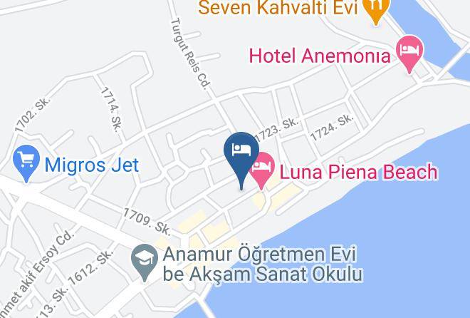 Anamur - Eser Pansiyon Maps