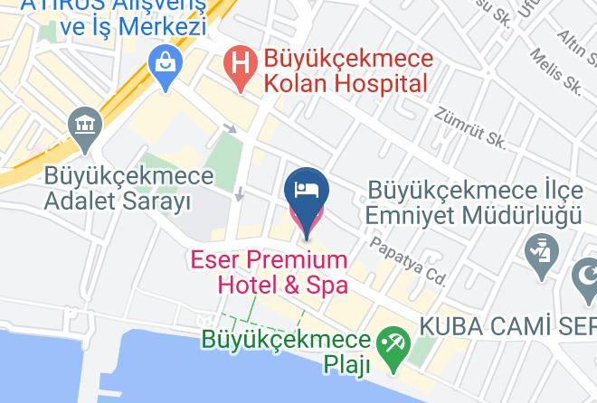 Eser Premium Hotel & Spa Map - Istanbul - Buyukcekmece