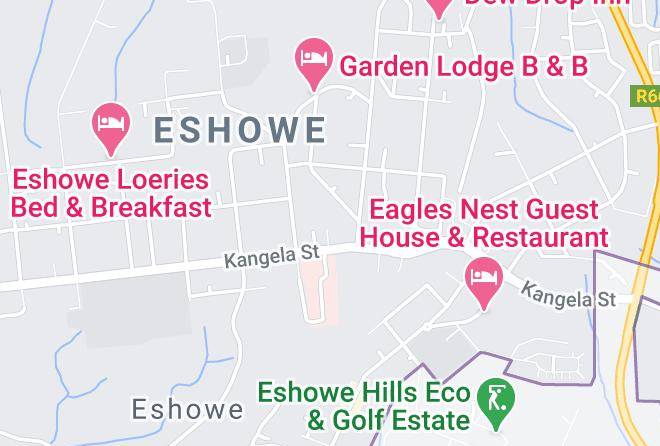 King Cetshwayo - Eshowe B & B Maps