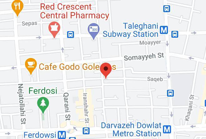 Tehran - Eskan Forsat Hotel Maps