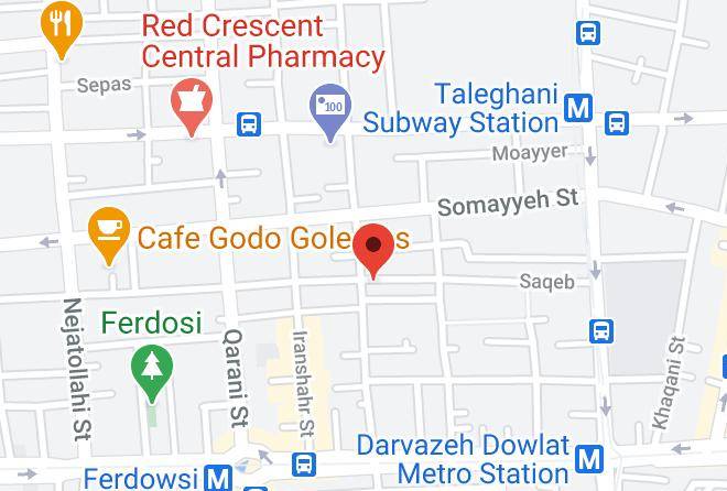Tehran - Eskan Hotel Maps