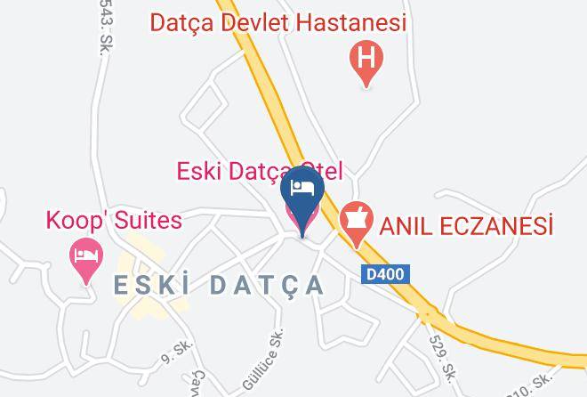 Datca - Eski Datca Otel Maps