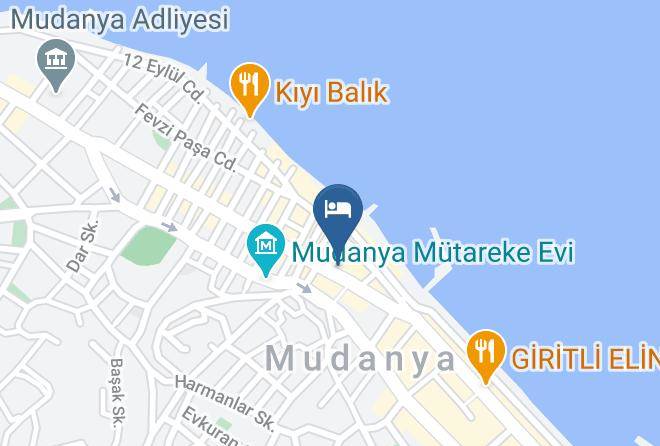 Mudanya - Grander Best Butik Otel Maps