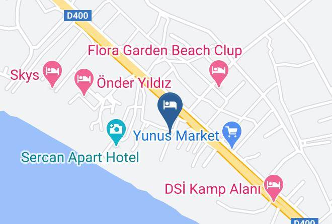 Manavgat - Esmeralda Butik Otel Maps
