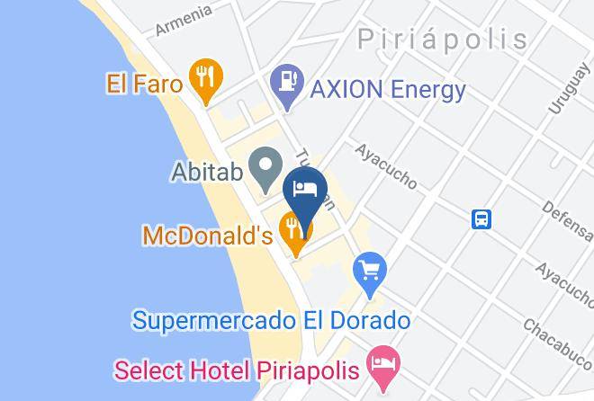 Piriapolis - Esmeralda Hotel Maps