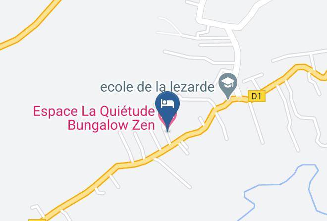 Petit Bourg - Espace La Quietude Bungalow Zen Maps