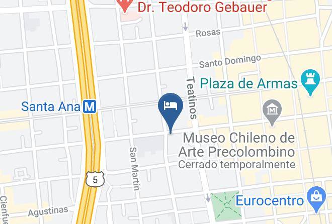 Santiago - Espacio Cordillera Maps