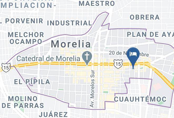 Morelia - Espacio Los Limones Maps