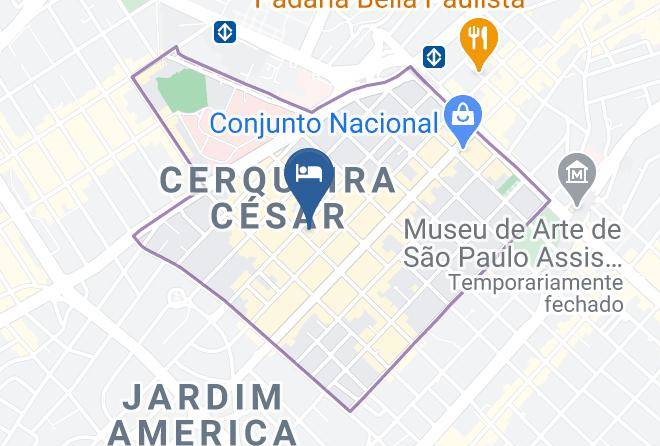 Sao Paulo Jardim Paulista - H4 Hotel Opera Jardins Maps