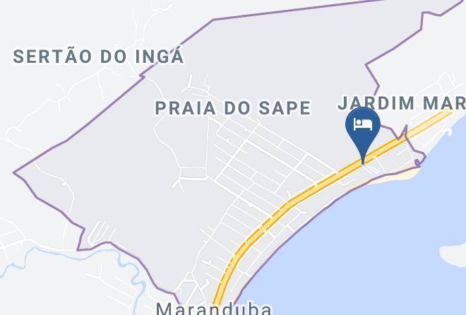 Ubatuba - Espaco Mar E Sol Quiosque Bar Maps