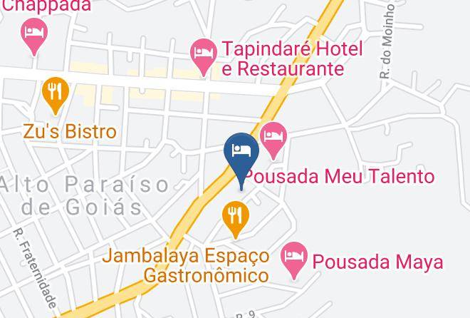 Alto Paraiso De Goias - Espaco Naves Lunazen Maps