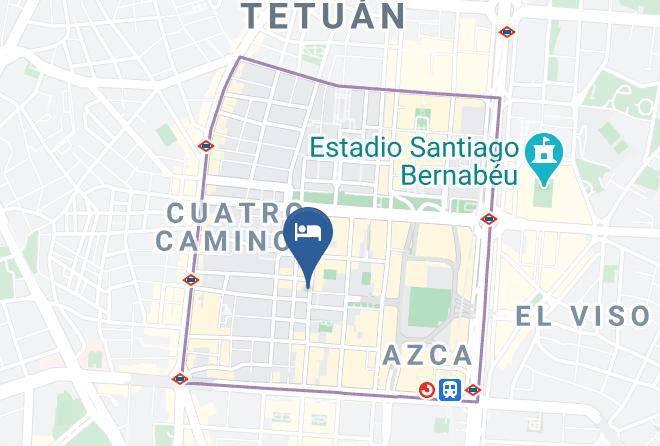 Madrid - Espahotel Plaza Basilica Maps