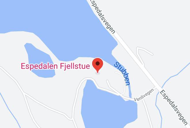 Espedalen Fjellstue Map