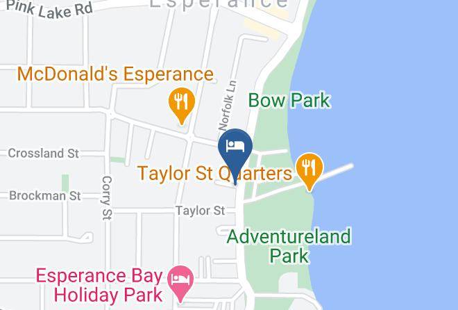 Esperance - Esperance Central Accommodation Maps