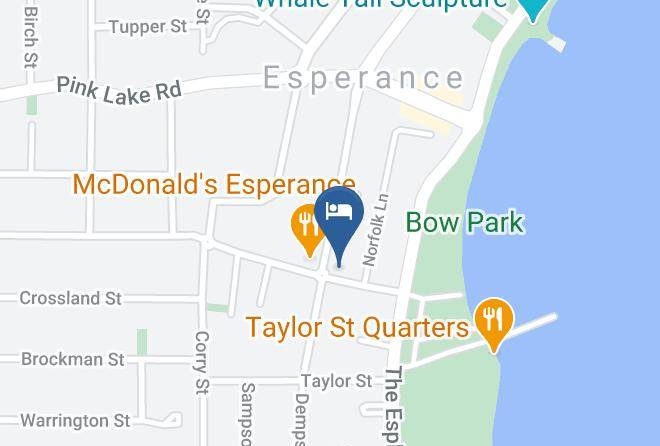 Esperance - Esperance Clearwater Motel Apartments Maps
