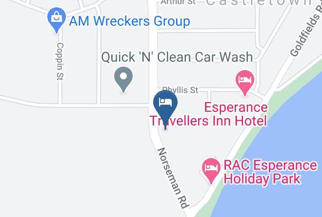 Esperance - Esperance Seafront Holiday Units Maps