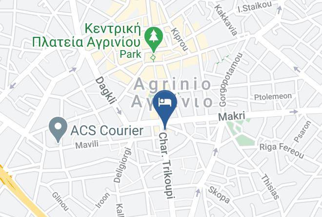 Aitolia And Akarnania - Esperia Boutique Hotel Maps