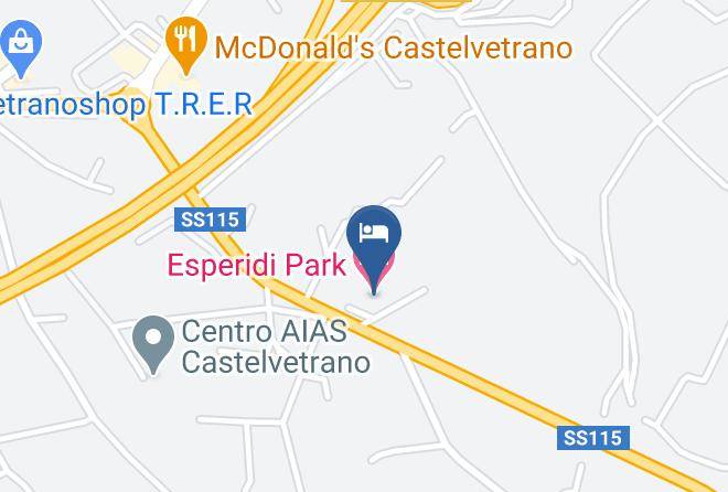 Trapani - Esperidi Park Hotel Maps