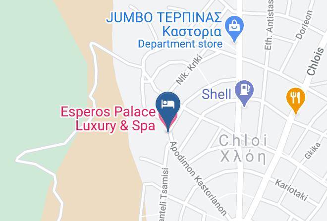 Kastoria - Esperos Palace Luxury & Spa Hotel Maps