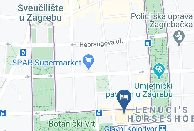Zagreb - Esplanade Zagreb Hotel Maps