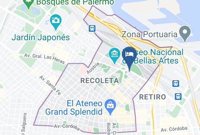 Buenos Aires - Esplendor By Wyndham Buenos Aires Plaza Francia Maps