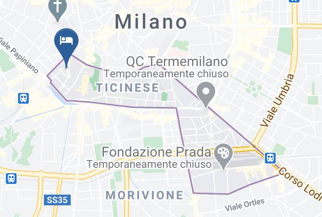Milan - Allegroitalia Espresso Darsena Maps