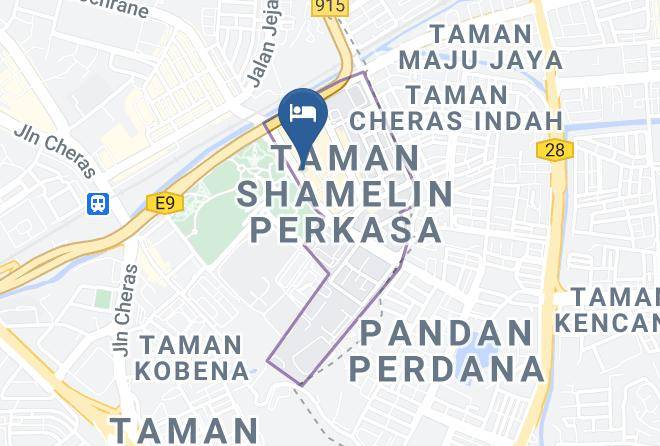 Kuala Lumpur - Esq Shamelin Hotel Maps