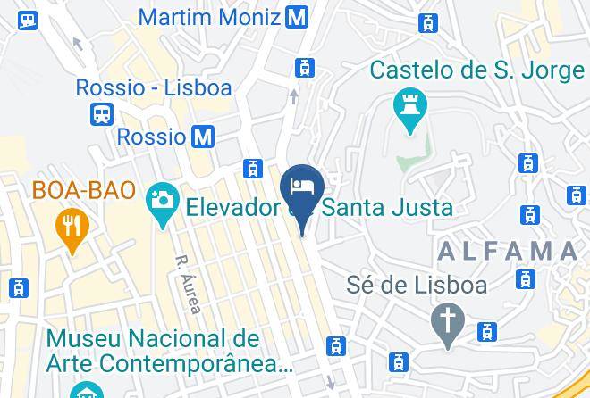 Lisbon - Esqina Cosmopolitan Lodge Maps