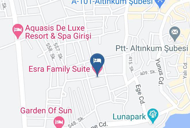 Esra Family Suite Hotel Map