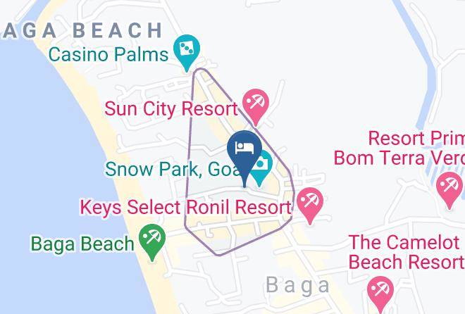 Bardez - Essence Group's Hotel Baga Bay Maps