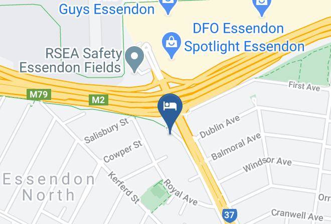 Moonee Valley - Essendon Motel Maps