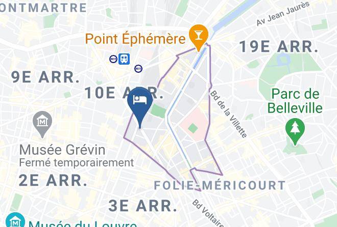 Paris - Hotel Est Maps