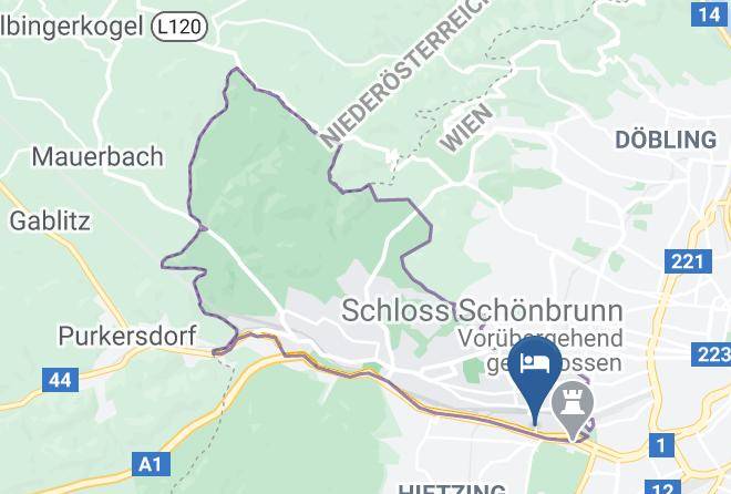 Vienna Penzing - Est Residence Schonbrunn Wien Maps