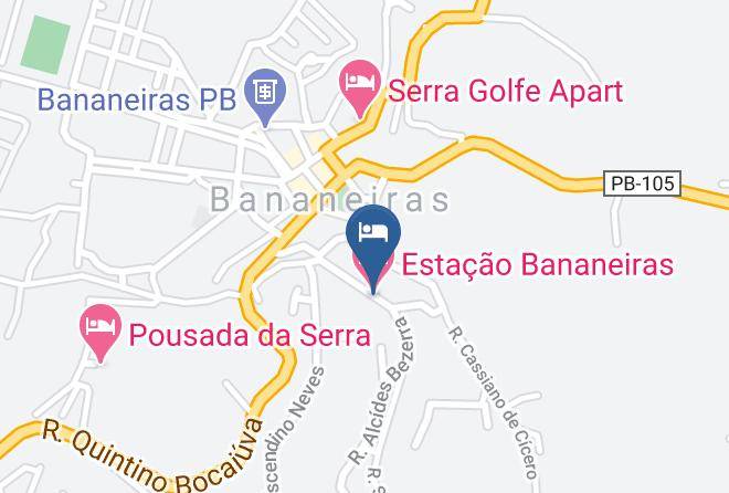 Bananeiras - Estacao Bananeiras Maps