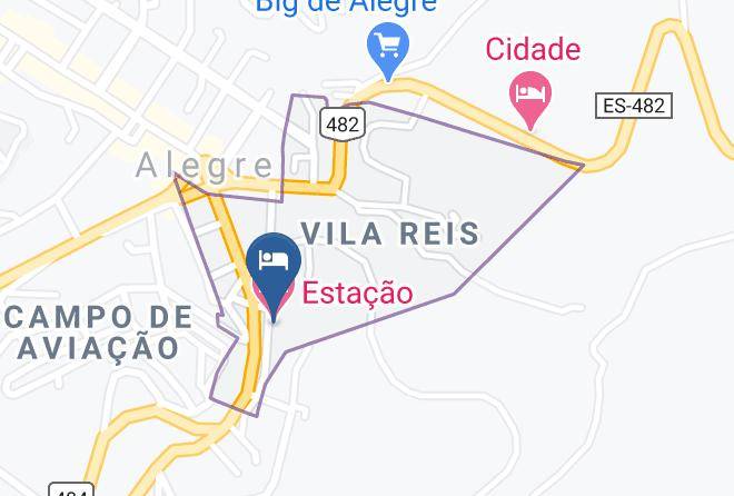 Alegre - Estacao Hotel Maps