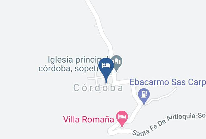 Sopetran - Estadero Cordoba Maps