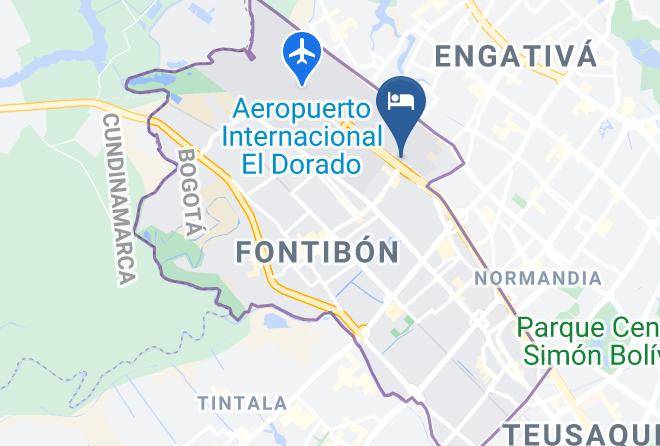 Bogota - Estadia El Dorado Maps