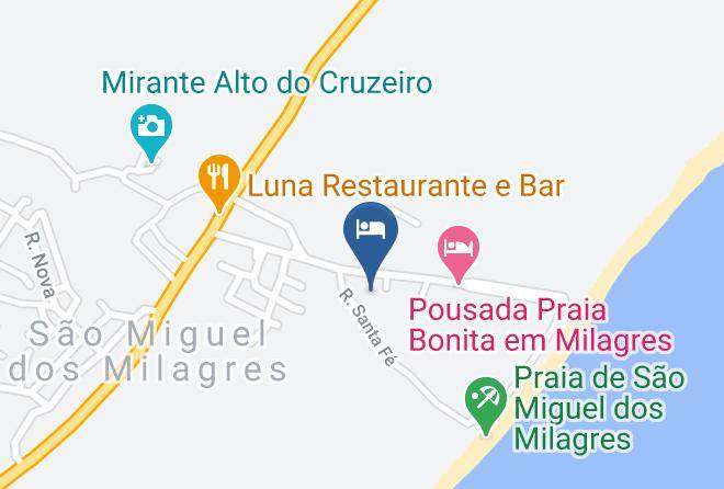 Sao Miguel Dos Milagres - Estalagem Bom Jesus Maps