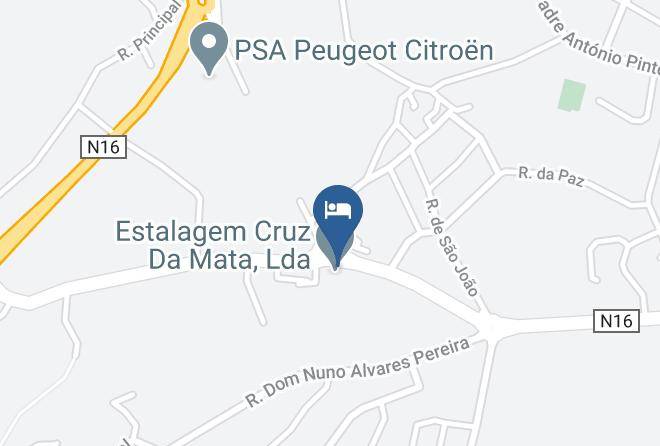 Mangualde - Estalagem Cruz Da Mata Maps