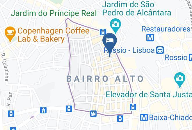Lisbon - Estalagem Dos Capotes Brancos Maps
