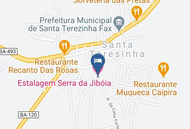 Santa Teresinha - Estalagem Serra Da Jiboia Maps