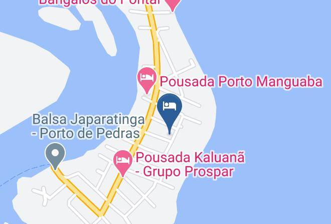 Japaratinga - Estalagem Thereza Da Praia Maps