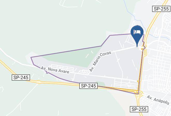 Avare - Estancia Avare Hotel Maps