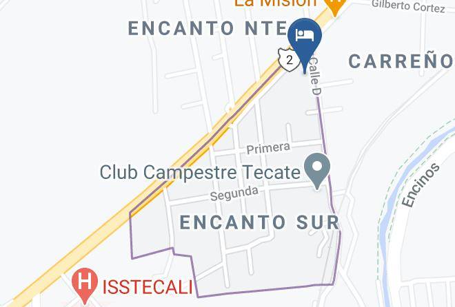 Tecate - Estancia Inn Maps