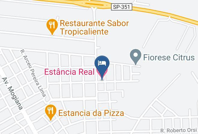 Sales Oliveira - Estancia Real Hotel Maps