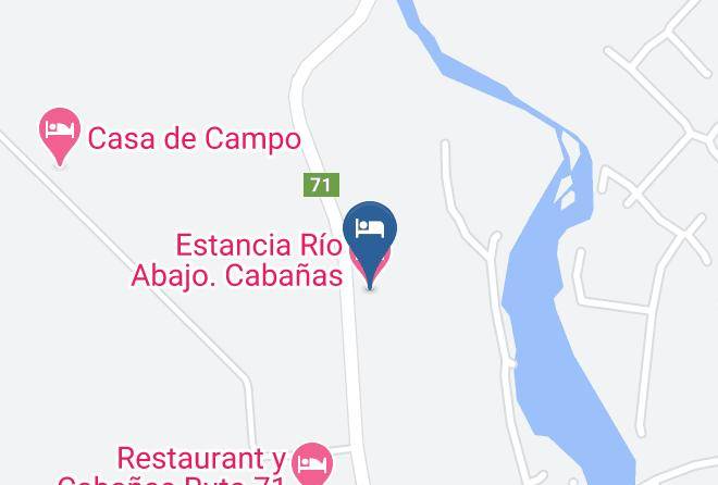 Futaleufu Department - Estancia Rio Abajo Cabanas Maps