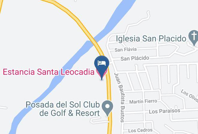 Punilla Department - Estancia Santa Leocadia Maps