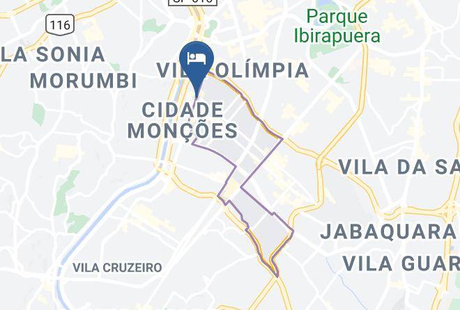 Sao Paulo Itaim Bibi - Estanplaza Berrini Maps