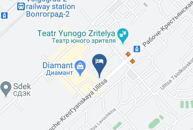 Volgograd - Estel Hotel Maps